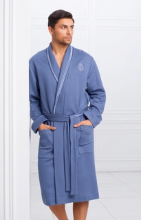 Халат мужской Laete 30179 голубой L