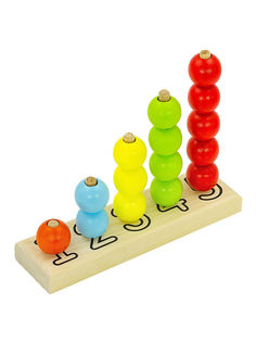 Деревянная пирамидка Алатойс Cчеты, 16 элементов