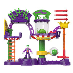 Игровой набор Mattel Imaginext Веселый дом Джокера с трамплином