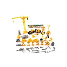 Игровой набор Shantou Gepai Truck Строители с техникой