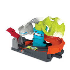 Игровой набор Mattel Хот Вилс Сити Монстры-злодеи Атака на птеродактиля