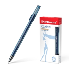 Ручка гелевая ErichKrause Gelica, цвет чернил синий (в коробке по 12 шт.)