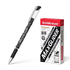Ручка шариковая ErichKrause MaxGlider, Ultra Glide Technology, цвет чернил черный (в короб
