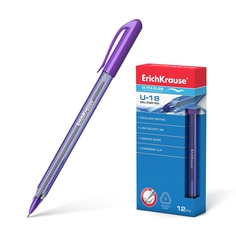 Ручка шариковая ErichKrause U-18, Ultra Glide Technology, цвет чернил фиолетовый (в коробк