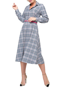 Платье женское Петербургский Швейный Дом 1257-1 серое 46 RU