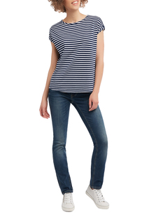 Футболка женская Mustang 1005522-10953 синяя XS