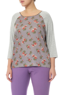 Блуза женская Elena Miro 2387F0331Y 01 серая 41 IT