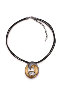 Колье SELENA 10124581 золотое/черное