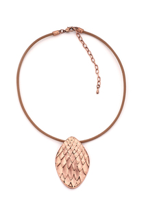 Колье SELENA 10124501 золотое/коричневое