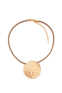 Колье SELENA 10124481 золотое/коричневое