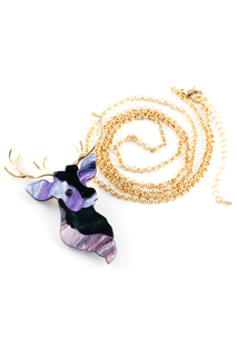 Колье Selena 10117571 фиолетовое