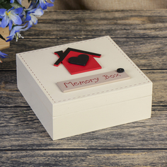 Шкатулка дерево Коробочка с воспоминаниями 15х15х6,2 см Sima-Land 2258996