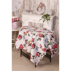 Скатерть DomoVita «Розы», размер 150х150см