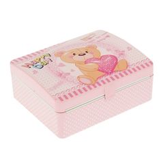 Музыкальная механическая шкатулка Мишутка с сердцем Sima-Land