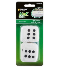 Ароматизатор TOPCAR кубики пропитанный 3D кокос DL-E019A COC