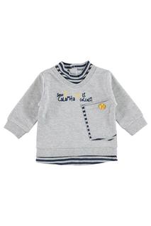 Толстовка для мальчика iDO, цв.серый, р-р 68