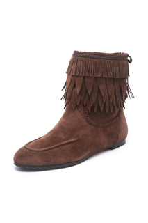 Полусапоги женские AQUAZZURA TIGFLAA0CRNCHO коричневые 37 RU