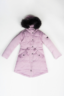 Пальто зимнее для девочки Pulka, цв.розовый, р-р 158