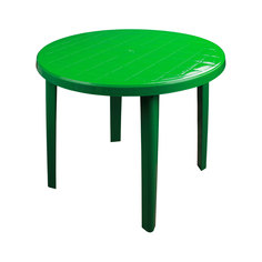 Стол круглый, 900x900x750 мм (зеленый) Alternativa