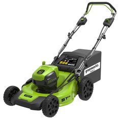 Самоходная аккумуляторная газонокосилка GreenWorks GD60LM51SPK4 60V (арт. 2505607UB)