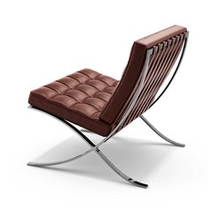 Кресло BARCELONA CHAIR коньячный (FR 0004) Bradex