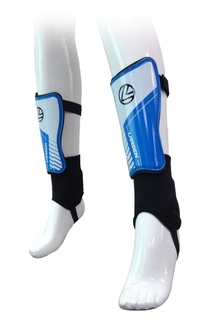 Щитки футбольные с защитой голеностопа Larsen SG-A2101. Размер L