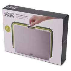 Набор из 3 разделочных досок Nest Large зелёный Joseph Joseph