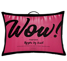 Подушка Unison Wow, 70х70 см, 86144-3 фуксия Унисон