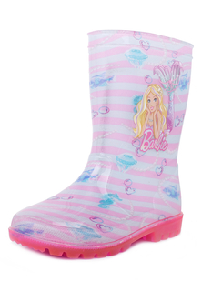 Резиновые сапоги для девочек Barbie, цв. разноцветный, р-р 27