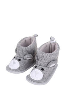 Пинетки для мальчиков Kari baby, цв. серый, р-р 17