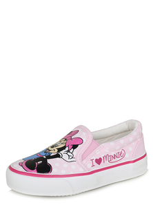 Слипоны для девочек Minnie Mouse, цв. розовый, р-р 25