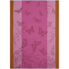 Полотенце кухонное LE JACQUARD FRANCAIS Jardin des papillons 38x54см, цвет фиолетовый