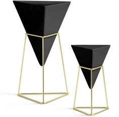 Декор настольный Trigg черный-латунь Umbra