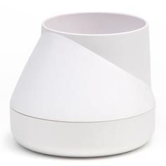 Горшок цветочный Hill Pot, маленький, белый Qualy