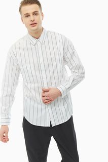 Рубашка мужская Antony Morato MMSL00600-FA470017 1000 белая 52 IT