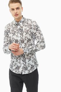 Рубашка мужская Antony Morato MMSL00587-FA430414 1000 белая 46 IT