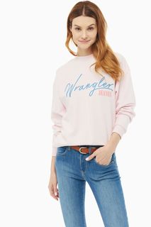 Свитшот женский Wrangler W6N0HAXBJ розовый S