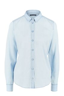 Рубашка женская Marc O’Polo 088742009/865 синяя 36 EU