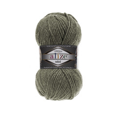 Пряжа для вязания Alize Superlana midi, цвет: 345 хаки, 170 м, 100 г (5 мотков) 5 шт.