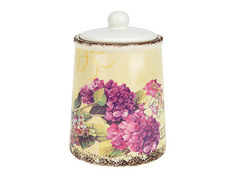 Банка для сыпучих продуктов ENS, Целебная гортензия, 0,7 мл, подарочная упаковка