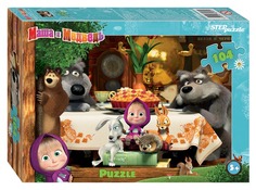 Пазл Step Puzzle Маша и Медведь - 2, 104 элемента