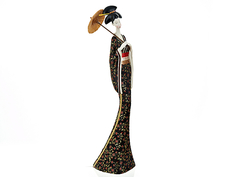 Фигурка декоративная ENS, Японка с зонтом, 11x14x55,5 см