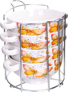 Набор пиал LORAINE, 550 мл, 5 предметов, узор