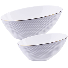 Набор блюд сервировочных LORAINE, 2 предмета, овальные