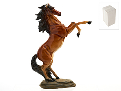Фигурка декоративная ENS, Рыжий конь, 39x26 см