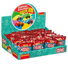Игрушка-сюрприз Bondibon Сборная машинка с резинкой для запуска, в ассортименте