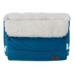Муфта меховая для коляски Nuovita Alpino Bianco бирюзовый