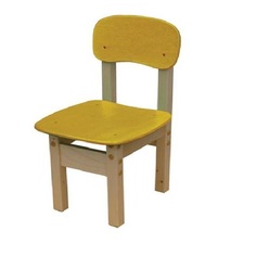 Стул детский Фабрика Мебели Яблочко-1 желтый