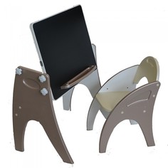 Набор мебели Интехпроект Буквы-цифры парта-мольберт, латте