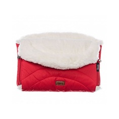 Муфта меховая для коляски Nuovita Tundra Bianco красный